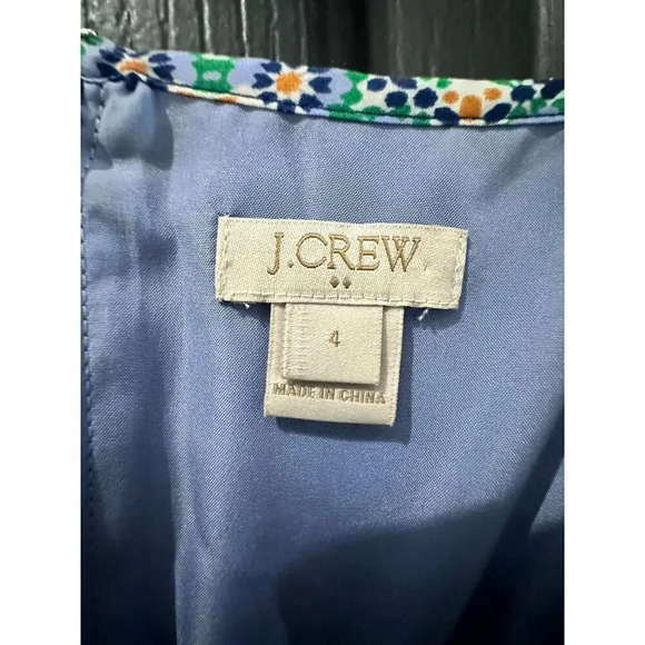 J. Crew Women's Fully Lined Summer Casual Slip Mini Dress Size 4 - Picture 3 of 7